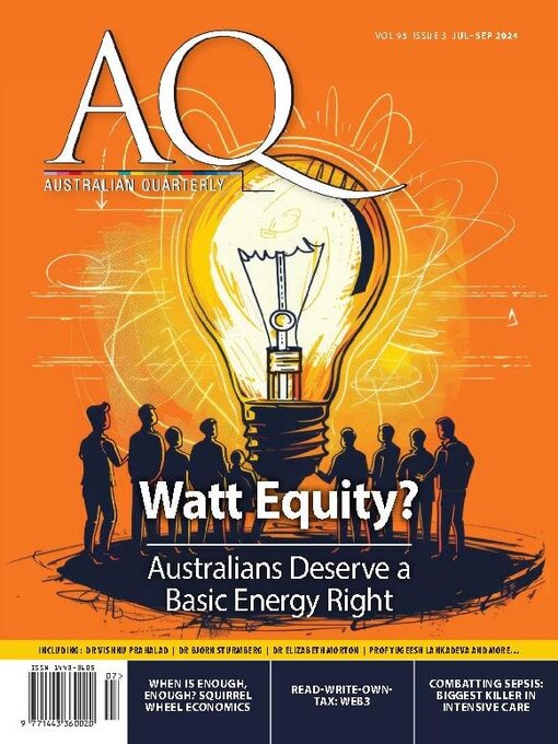 Title details for AQ: Australian Quarterly by Australian Institute of Policy and Science - Available